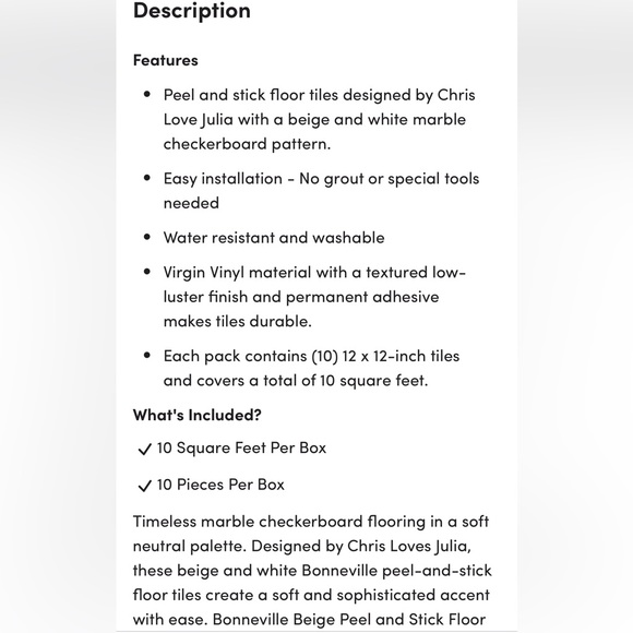 Floor Pop Floor Tiles X Chris Loves Julia - Picture 5 of 8